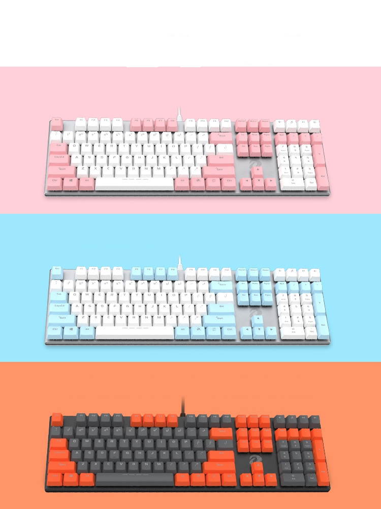 Glorious Modular Mechanical Gaming Keyboard (GMMK)- Barebone Edition (DIY Assembly Required) (Full Size, Black) + Glorious Black Aura Keycaps (Bundle)