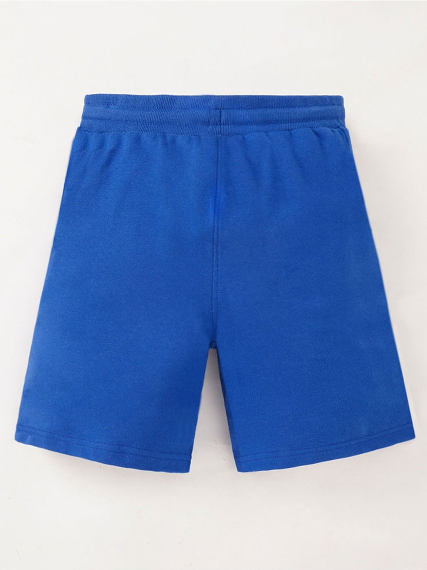 Edheads Kids Navy Cotton Printed Shorts