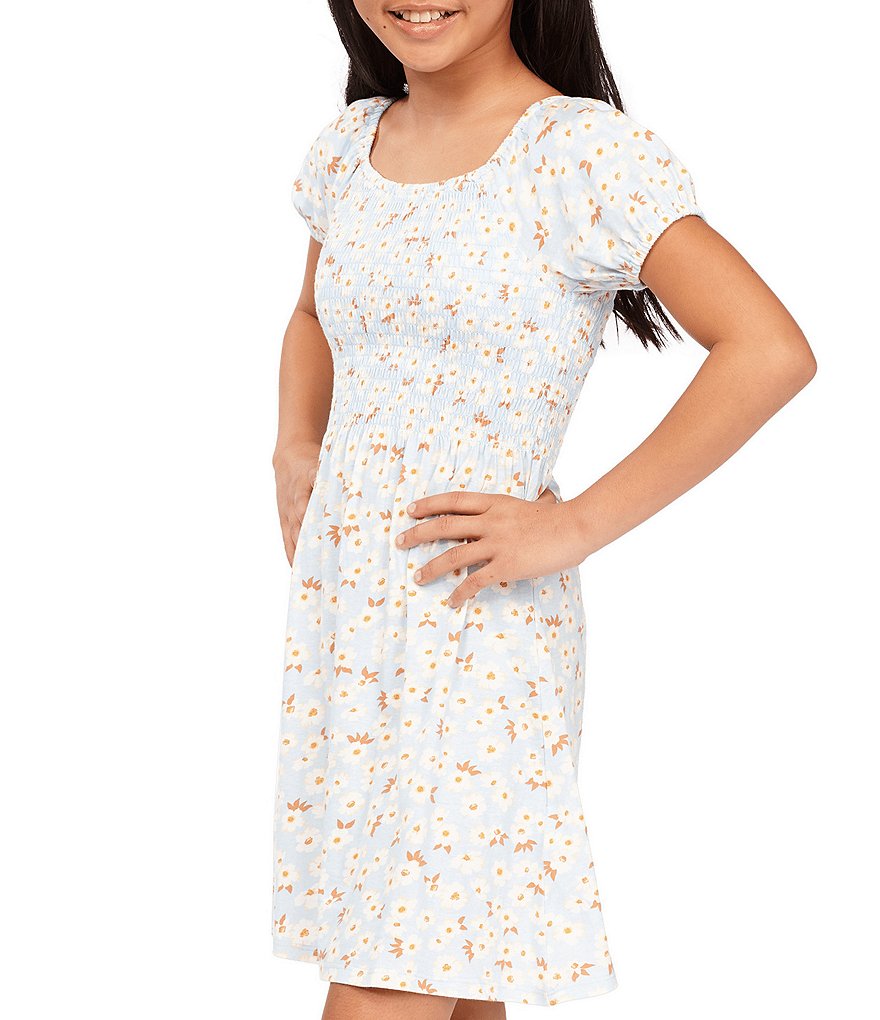 Peek Little/Big Girls 2T-12 Embroidered Chambray A-Line Dress