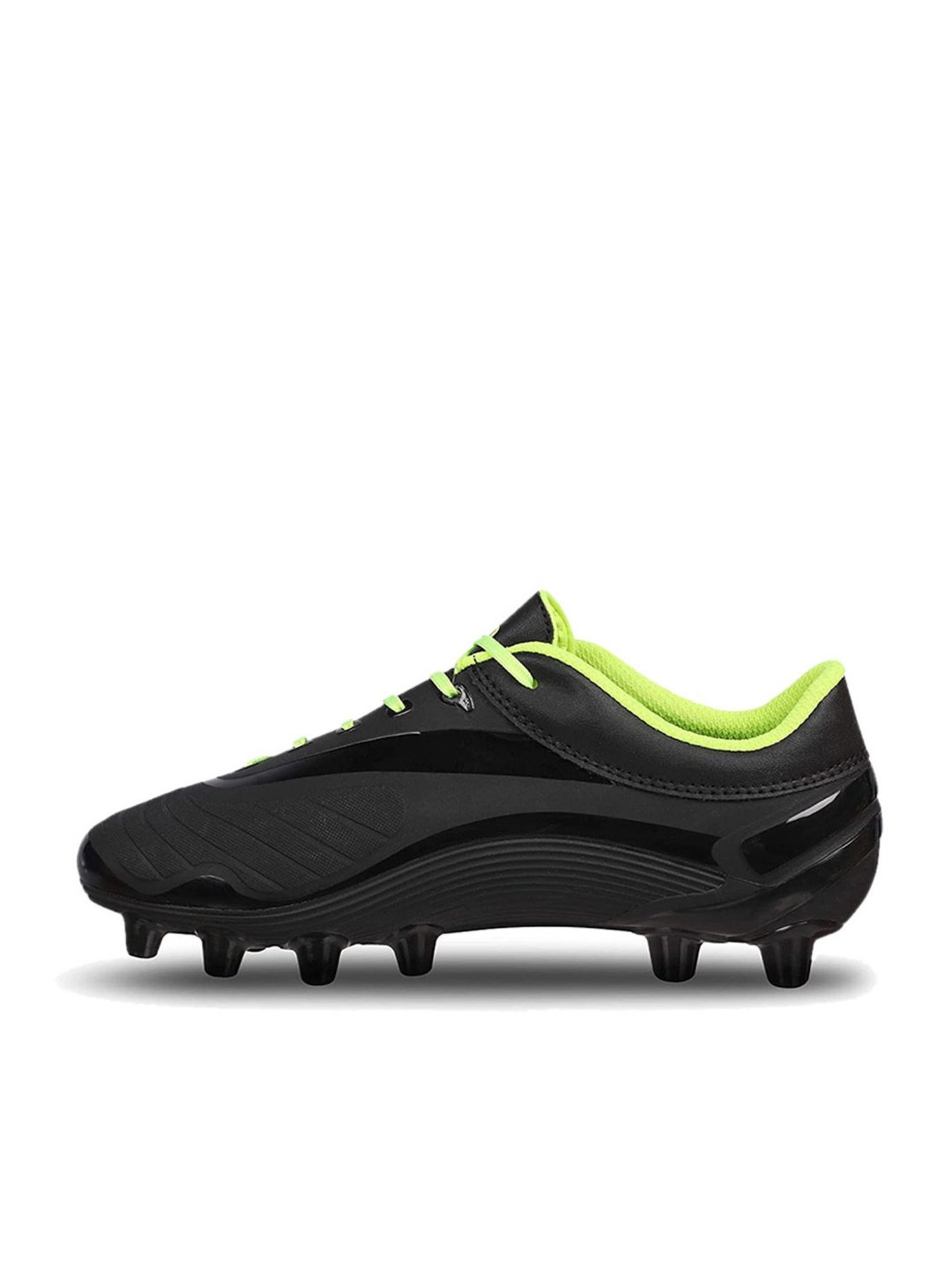 AIVIN Men's Firststrike Black Football Shoes