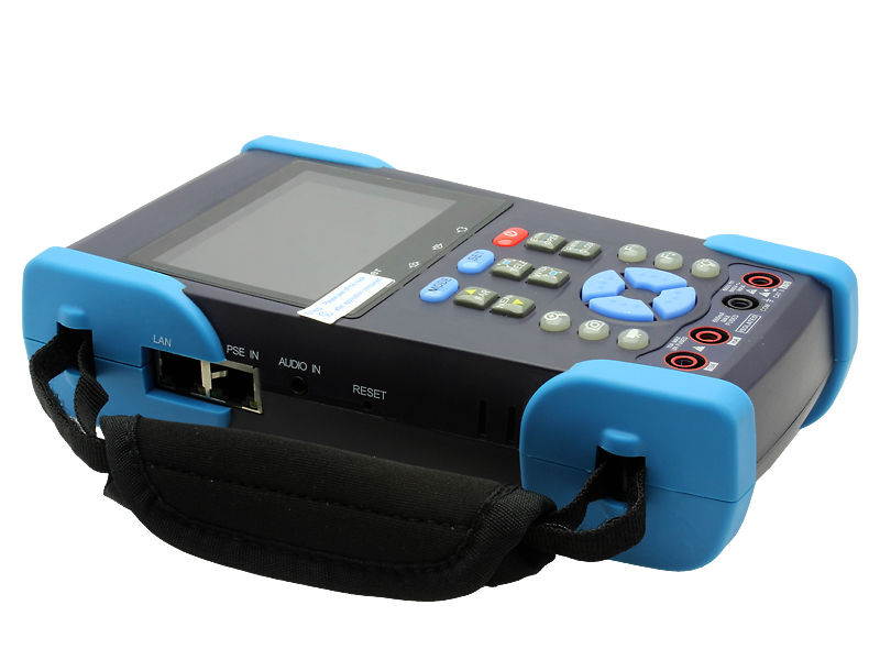 3.5" LCD CCTV Tester for IP & Analog camera testing with function of PTZ, UTP Cable Test, POE Test, Digital Multimeter,cable scan, TDR Break-point and short-circuit measurement