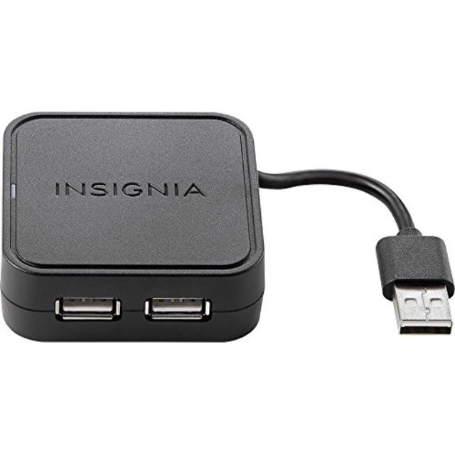 insignia 4 port usb 2.0 hub black