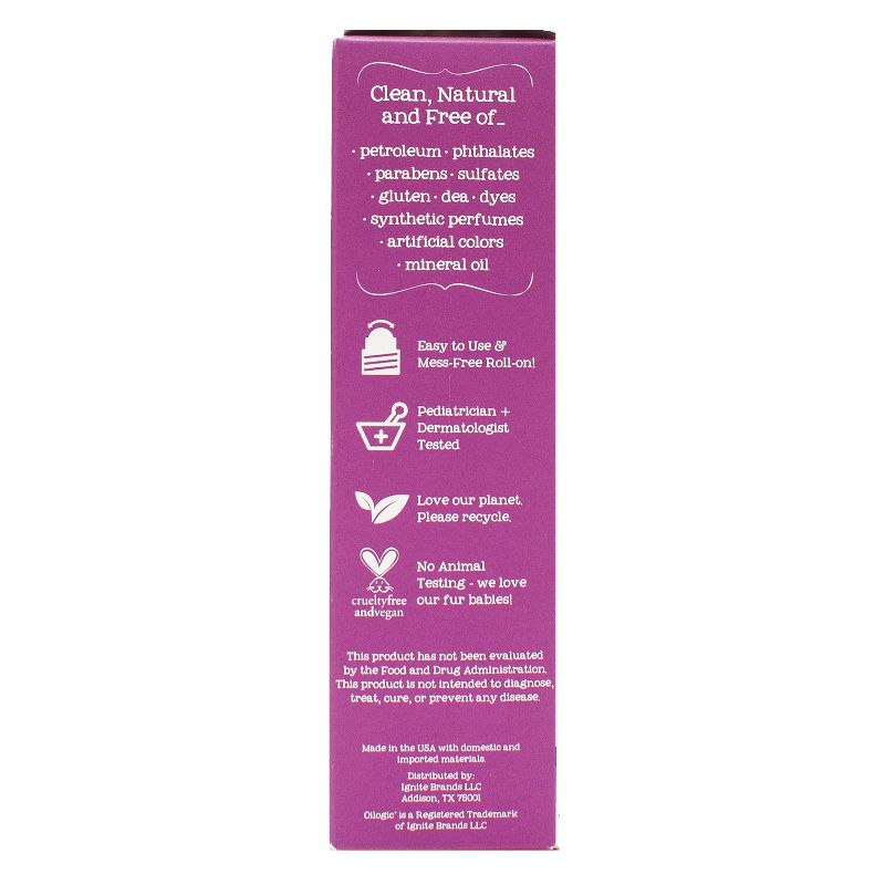 Kid's Oilogic Vegan Nighttime & Sleep Aid Lavender Aromatherapy Essential Oil Roll-on - 0.3oz