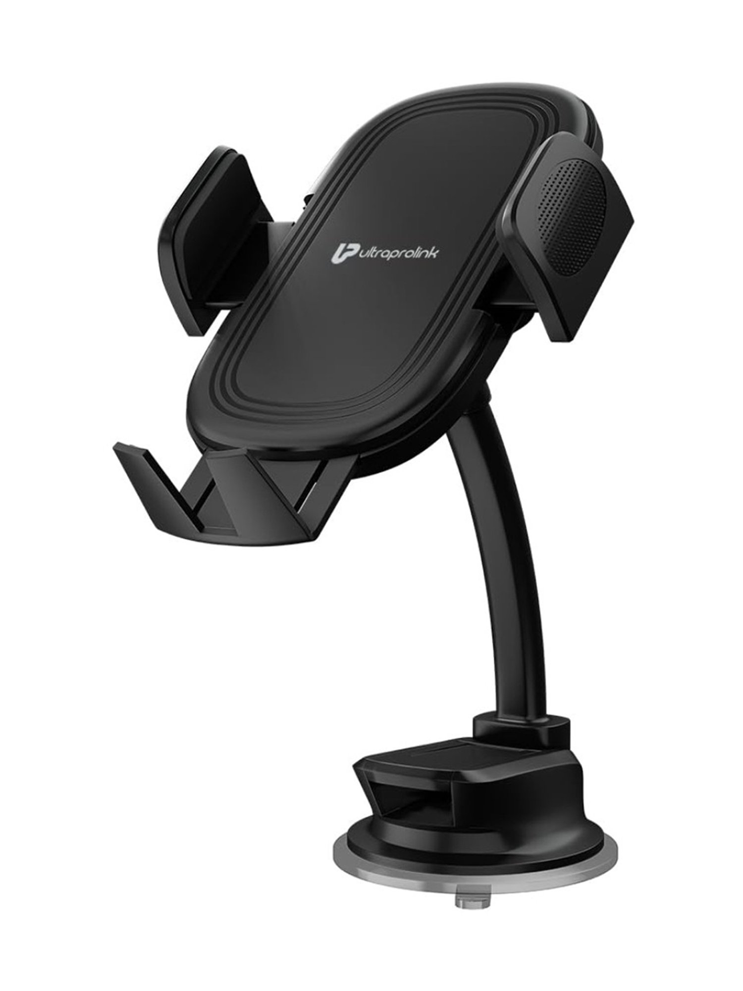 ULTRAPROLINK UM1167 Drive Safe, Universal Adjustable Holder Car Mount for All Smartphones (Black)