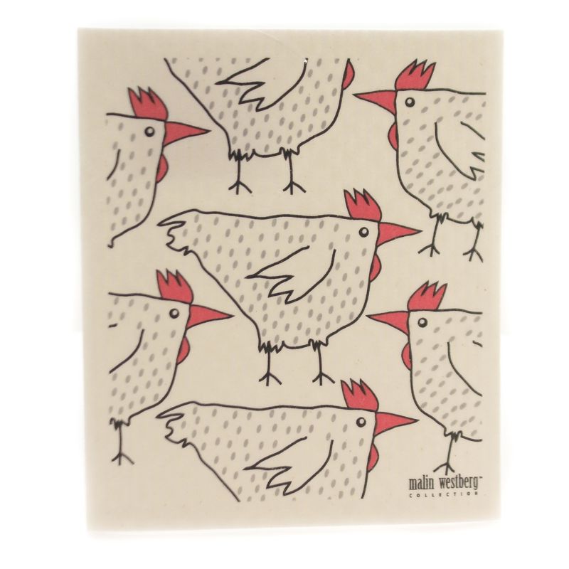Swedish Dish Cloth 8.0" Hens Kitchen Absorbent Eco-Friendly  -  Dish Cloth