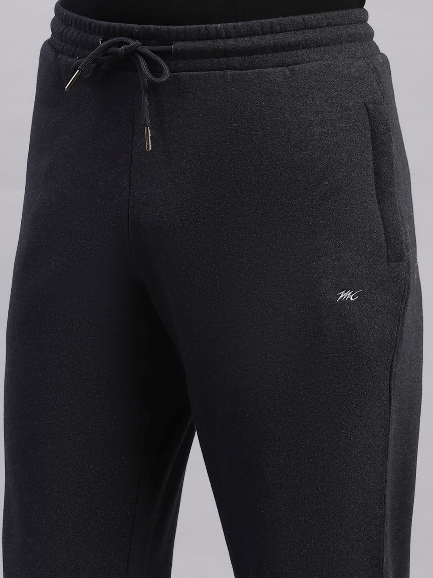 Monte Carlo Dark Grey Regular Fit Colour Block Tracksuit