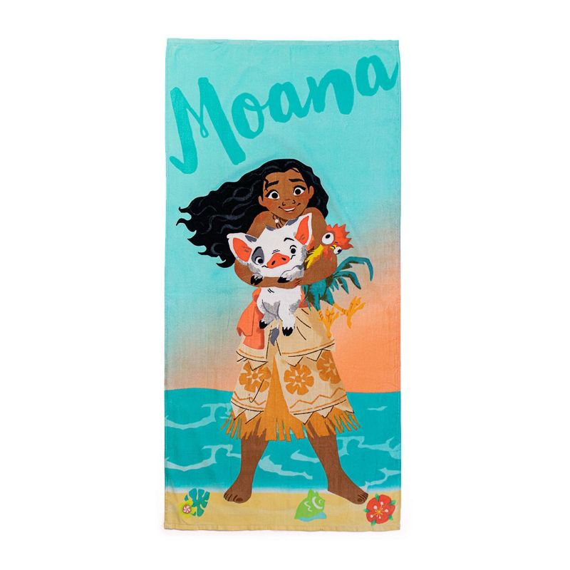 Moana Hug Beach Towel Blue - Disney