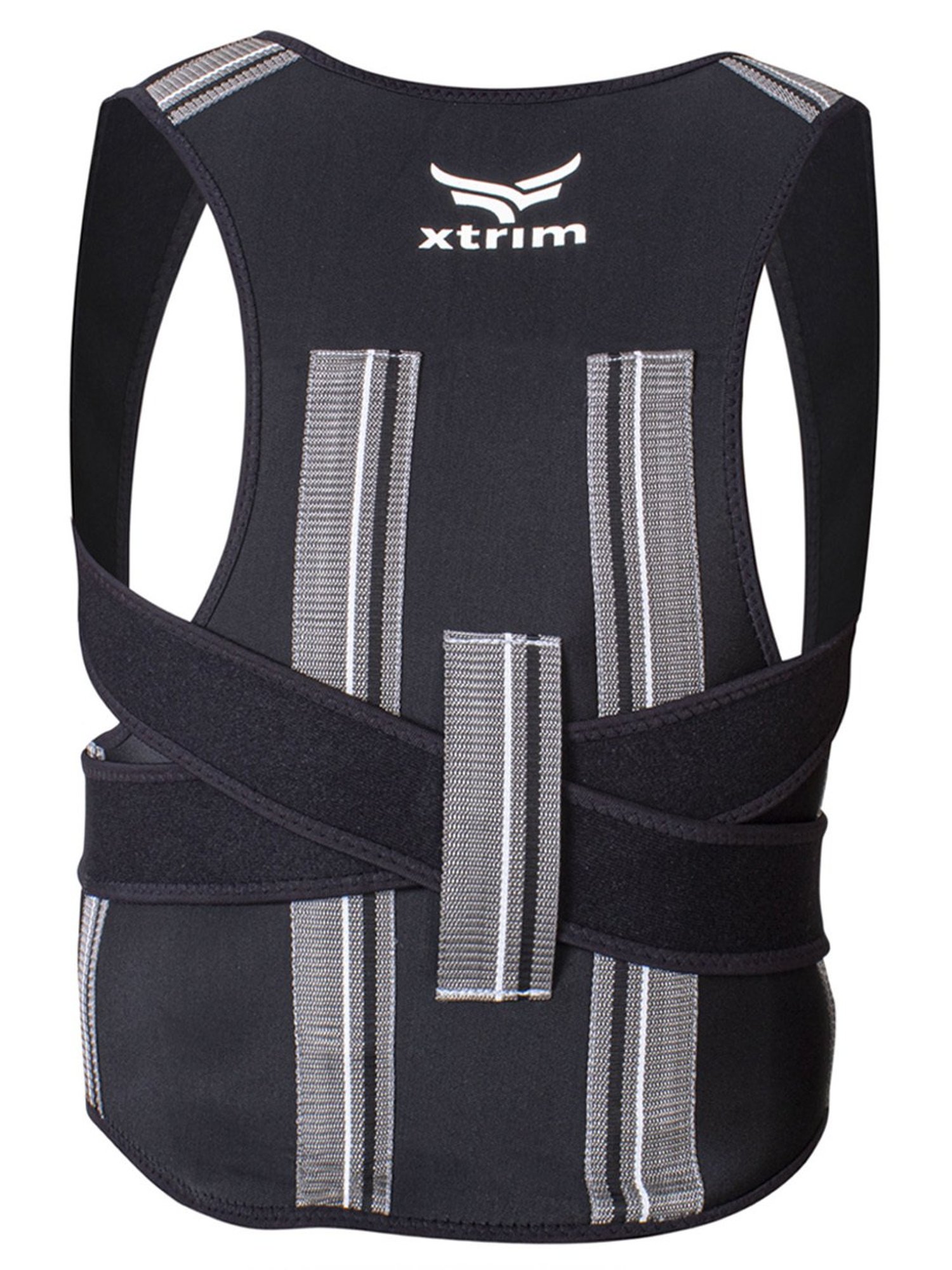 Xtrim Posture Corrector For Men & Women (Black) Size - XL