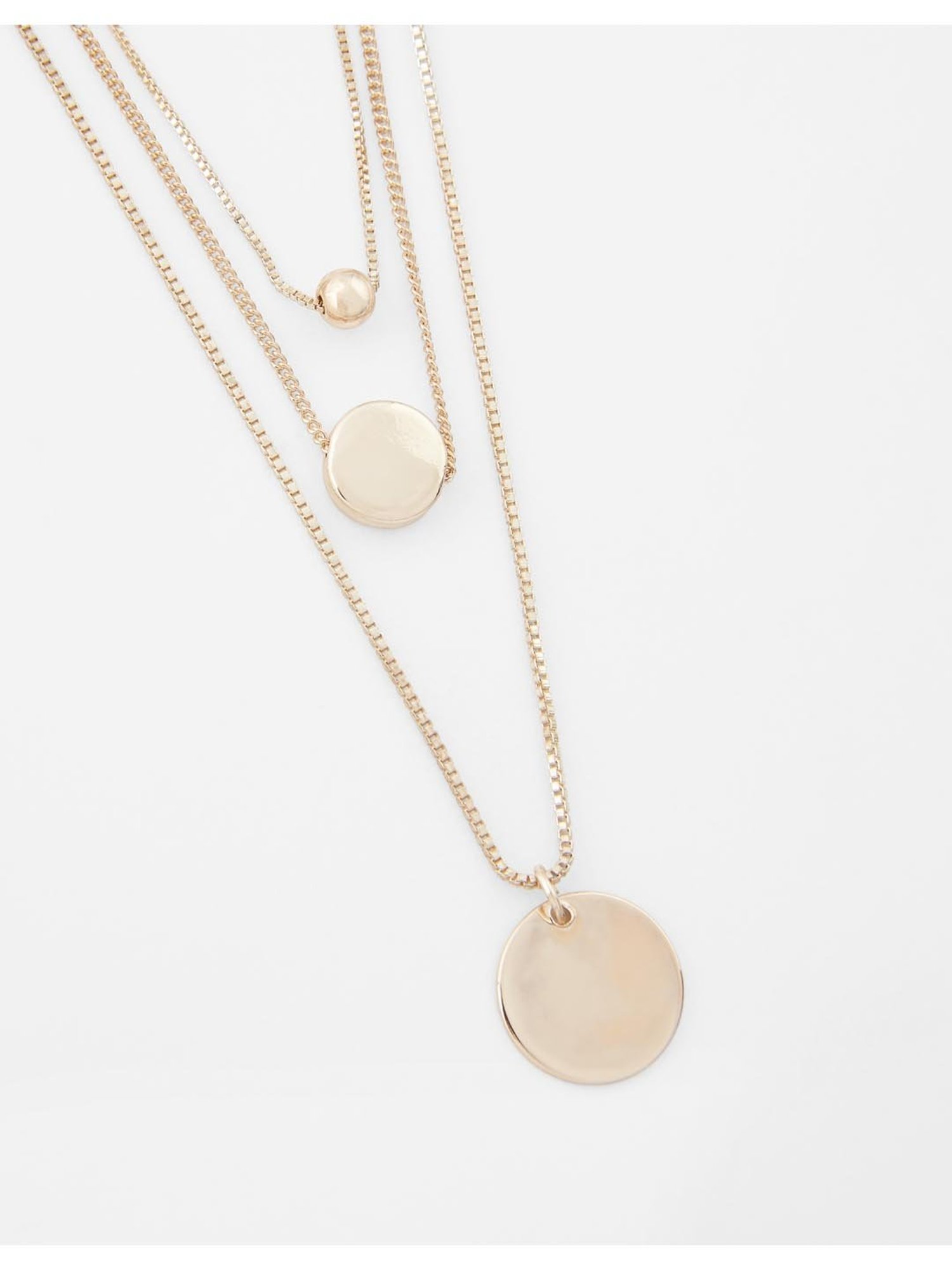 Accessorize London Star Ray Golden Brass Necklace