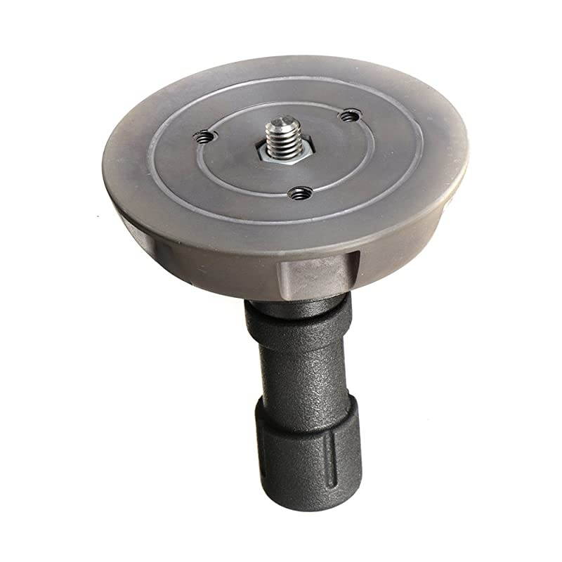 500BALL 100mm Half Ball Leveler with 3/8-Inch Screw for 100mm Bowl Tripods - Replaces 3141BALL (Black)