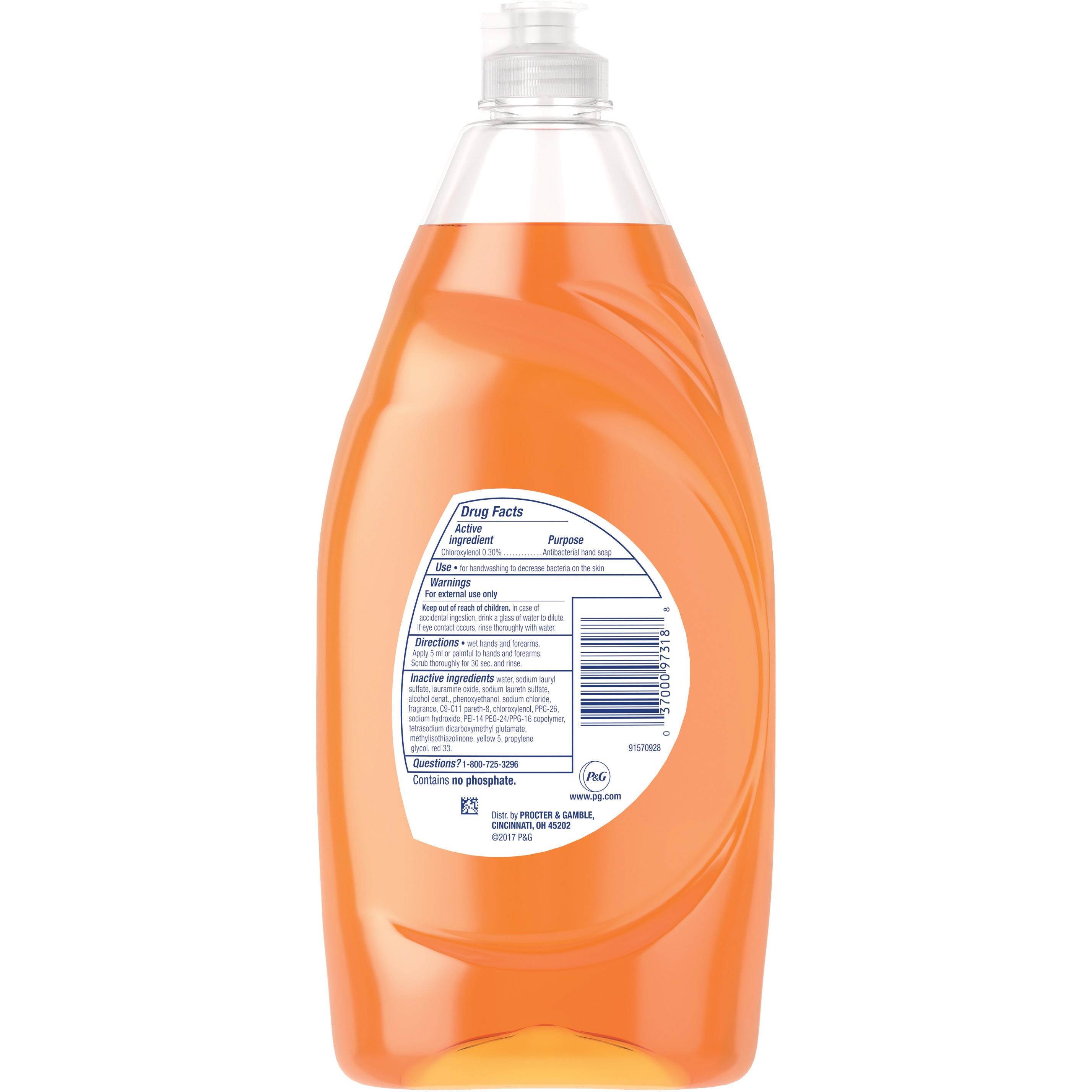 Dawn Orange AntiBacterial Dish Liquid