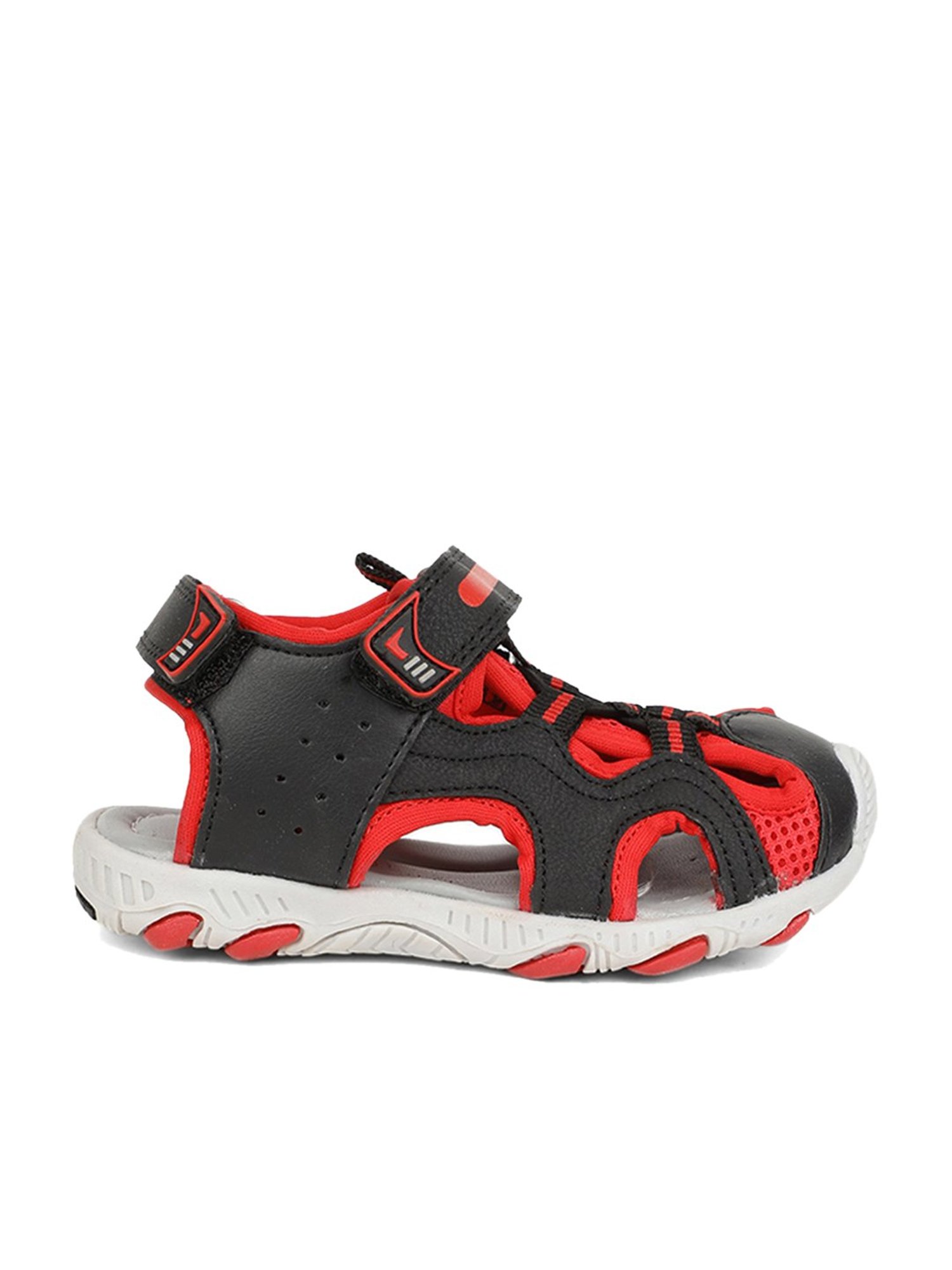 Bubblegummers by Bata Kids Black Ankle Strap Sandals