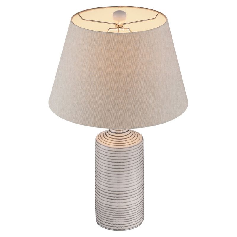 Rachelle Table Lamp White (Includes CFL Light Bulb) - Lite Source