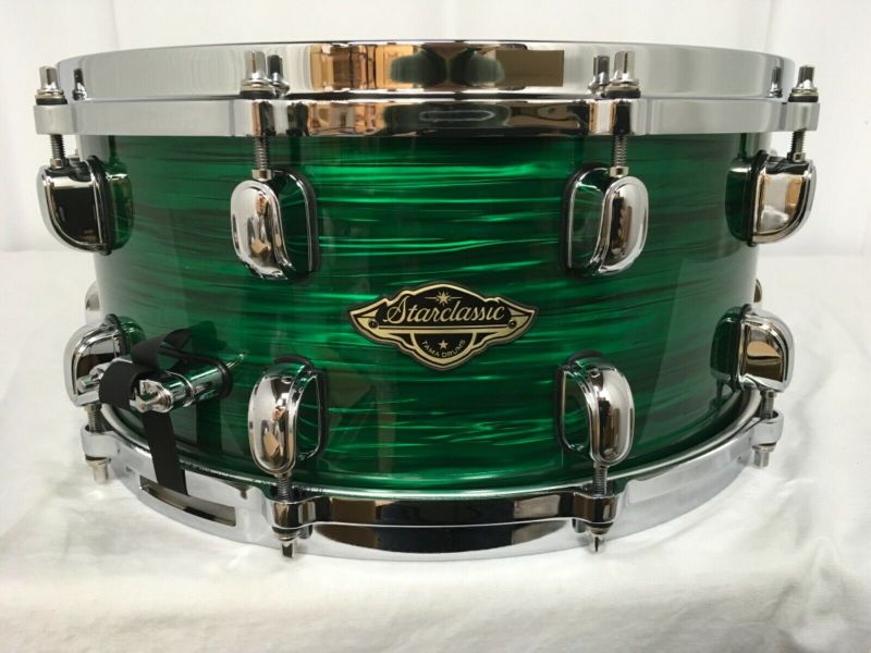 Tama Starclassic Walnut/Birch 13" Dia.X 6" Deep Snare Drum/Jade Silk/WBSS136-JDL