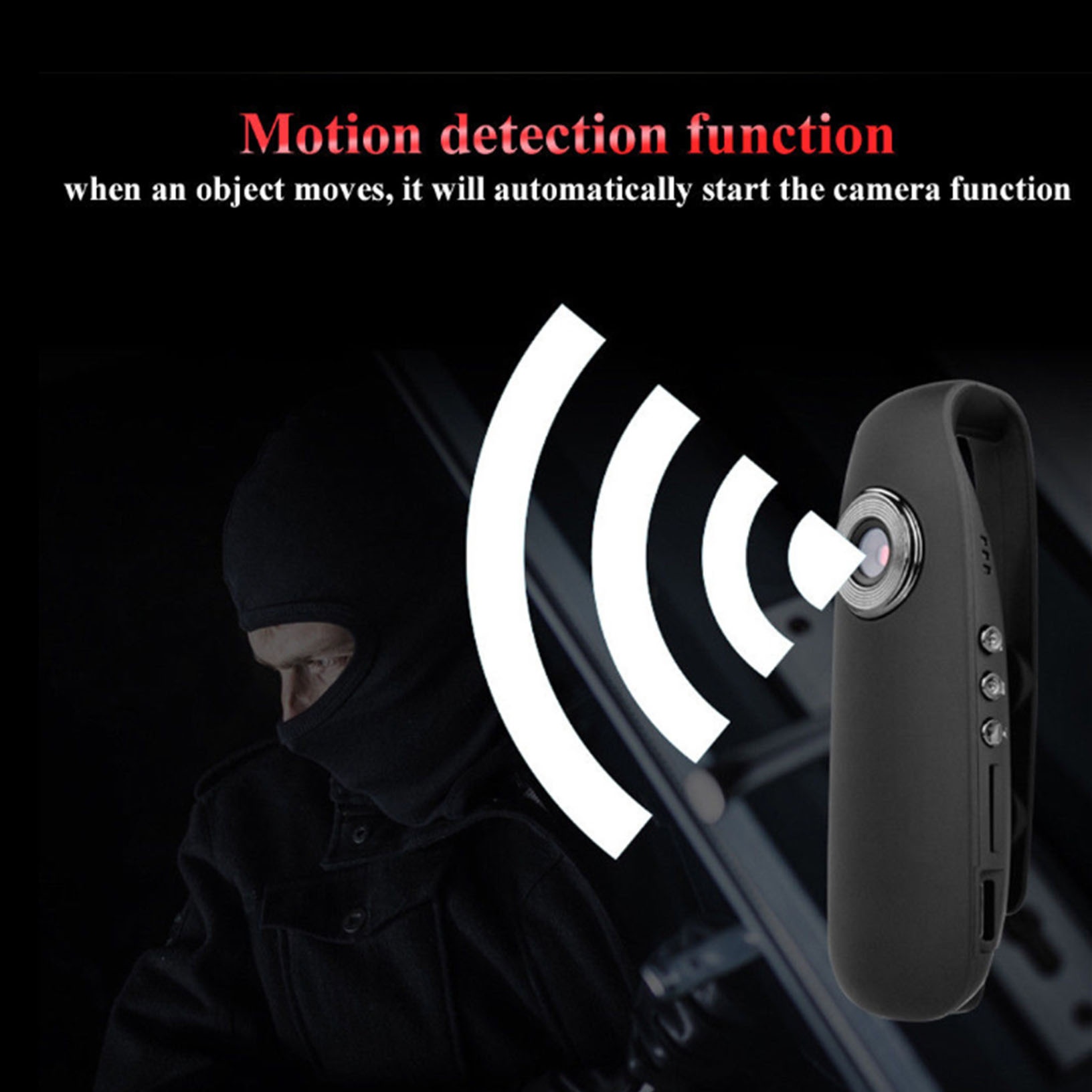 HD 1080P 130&deg; Mini Camcorder Dash Cam Police Body Motorcycle Bike Motion Camera