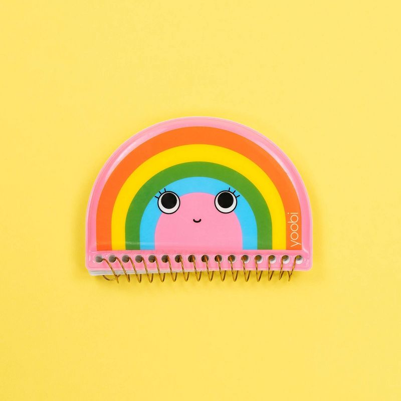 Yoobi™ 80 sheet College Ruled 1 Subject Mini Spiral Notebook Rainbow