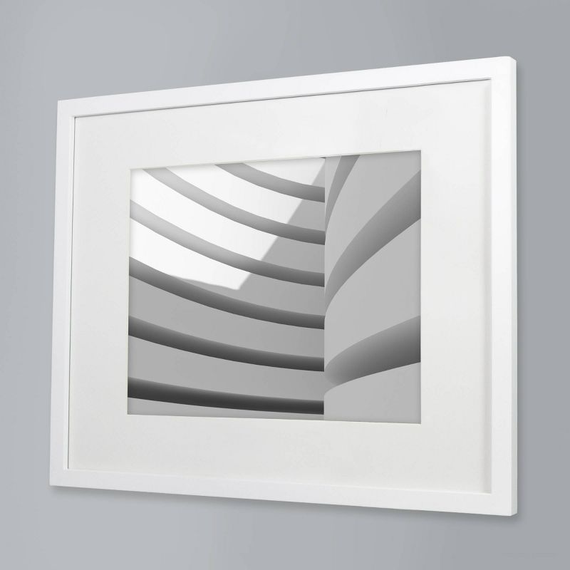 11" x 14" Matted Wood Frame White - Made By Design™
