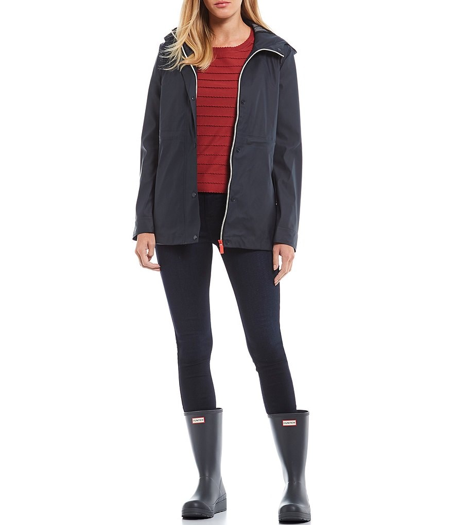 Hunter Lightweight Rubberized Hooded Jacket