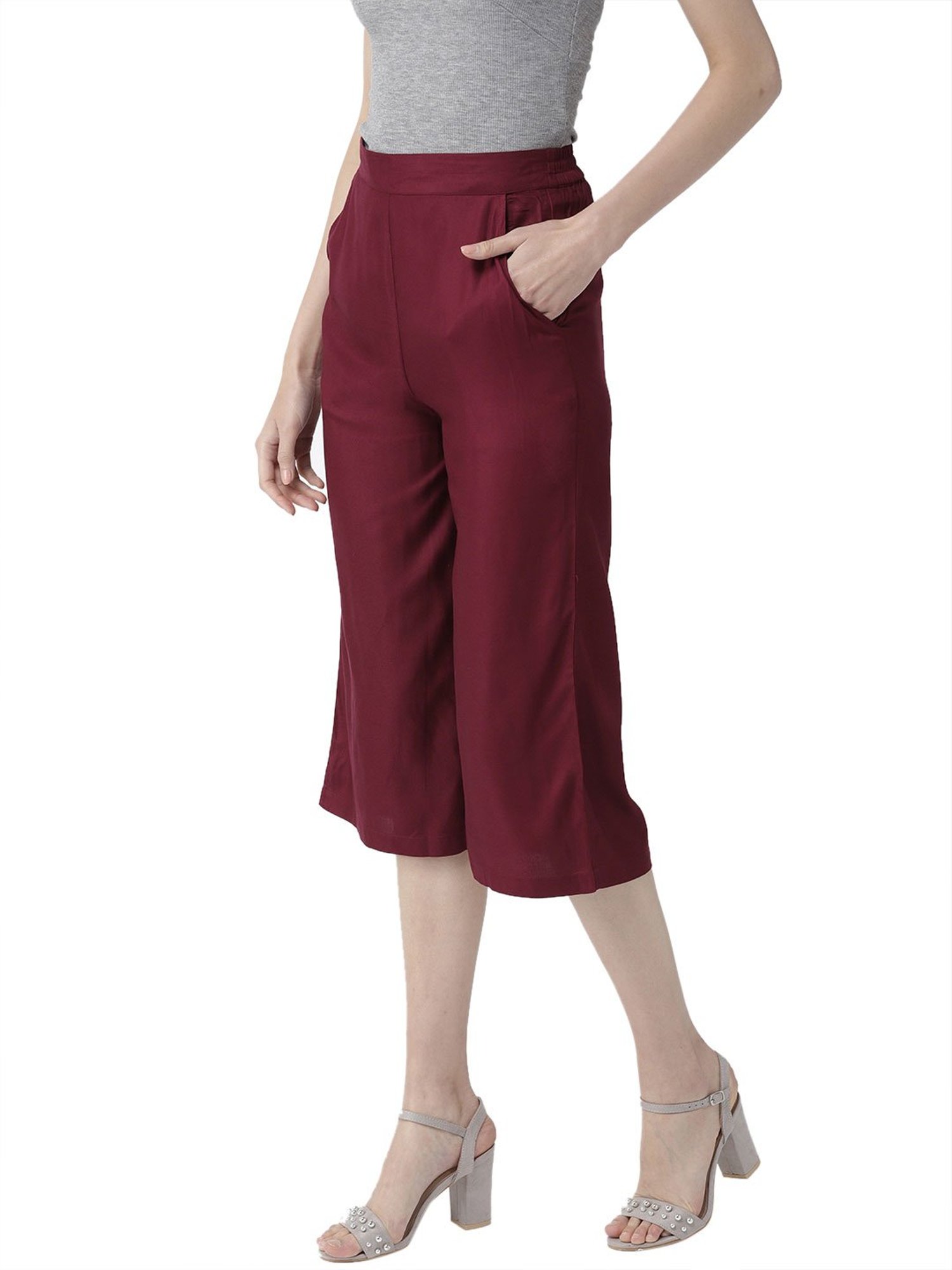 KENDALL + KYLIE Black Mid Rise Pants