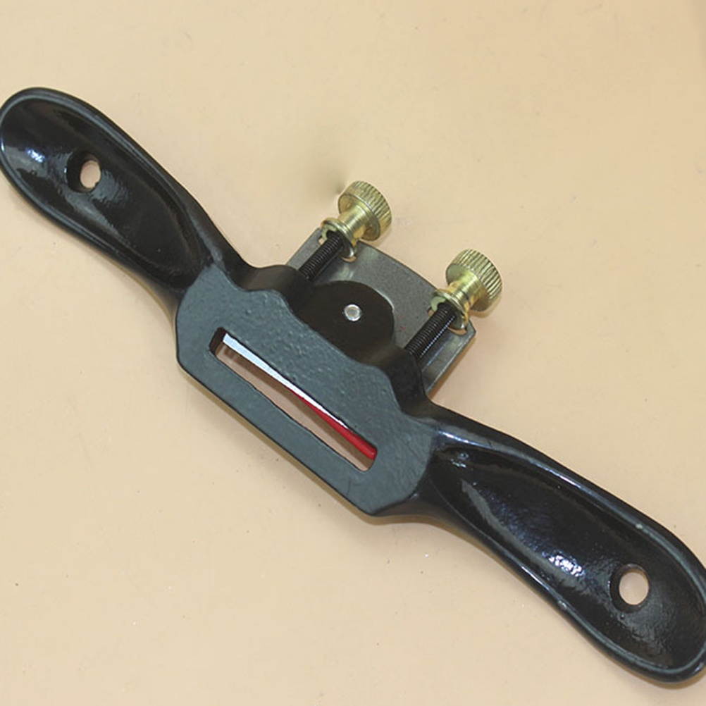 Adjustable Spokeshave Flat Base Metal Wood Craft Hand Tool