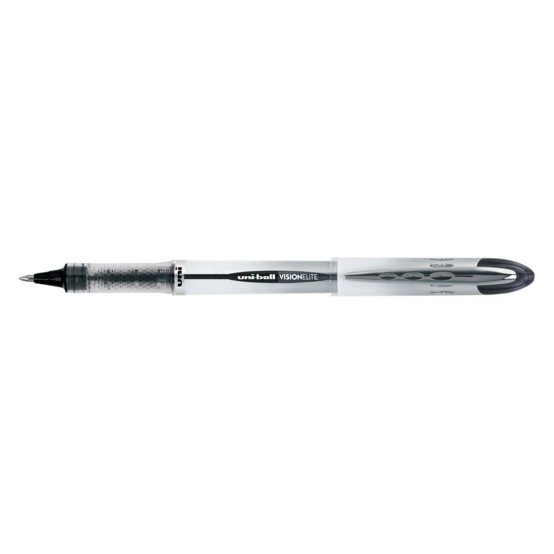3ct Rollerball Capped Pens Black - Uni-ball Vision Elite