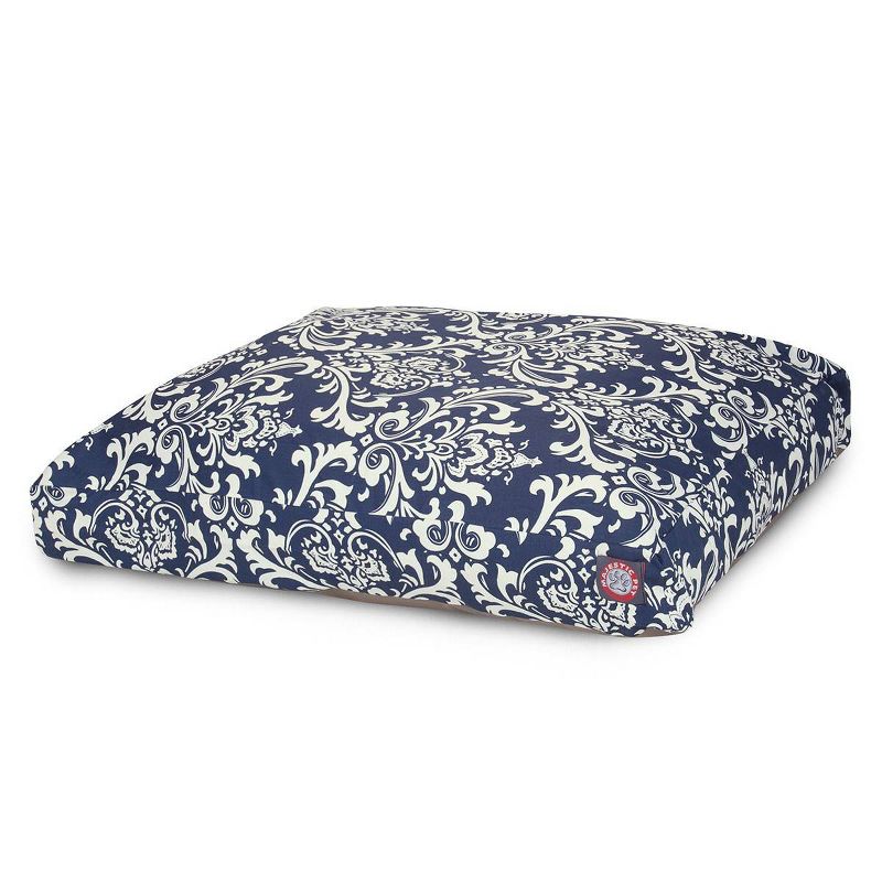 Majestic Pet Rectangle Dog Bed - Navy Blue - Small