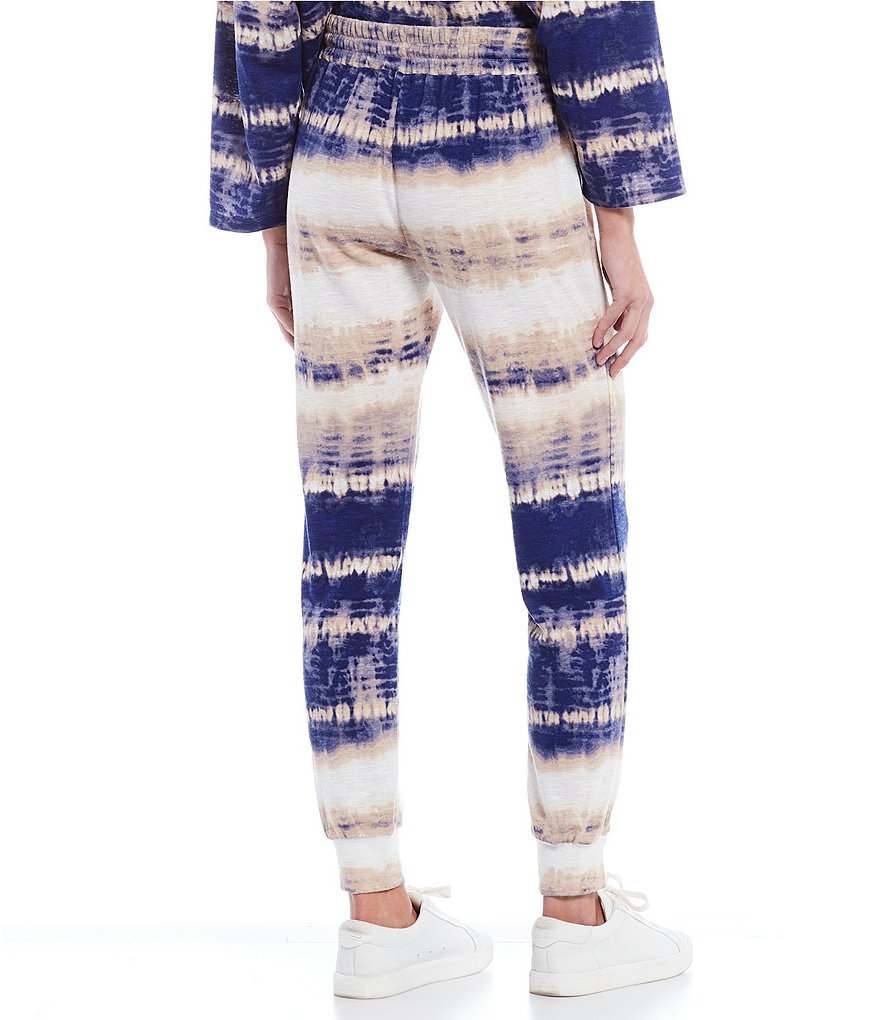 Angie High Rise Stripe Cargo Jogger Pants