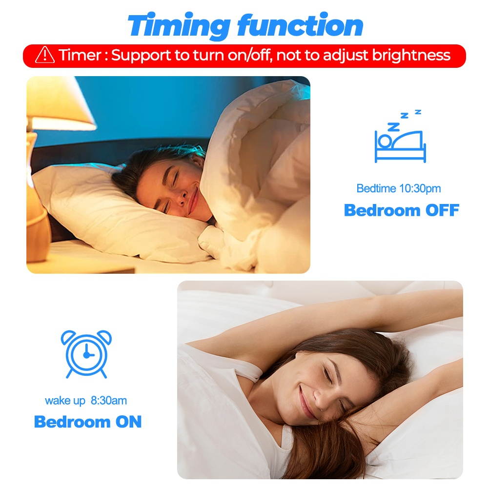 Mini WiFi Dimming On-Off Breaker Dimmer Controller Dimmable Switch Controller Smart Switch Module Remote Switch Controller Compatible with Voice Assistants