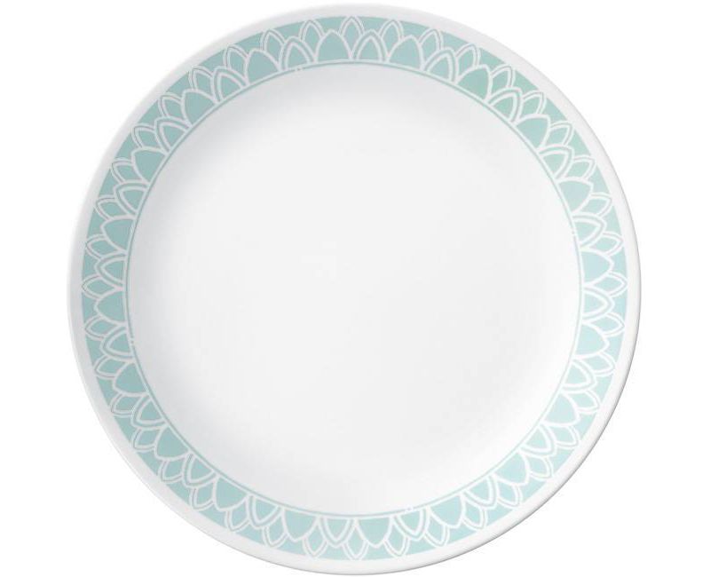 Corelle 10.3" Glass Delano Dinner Plate Teal
