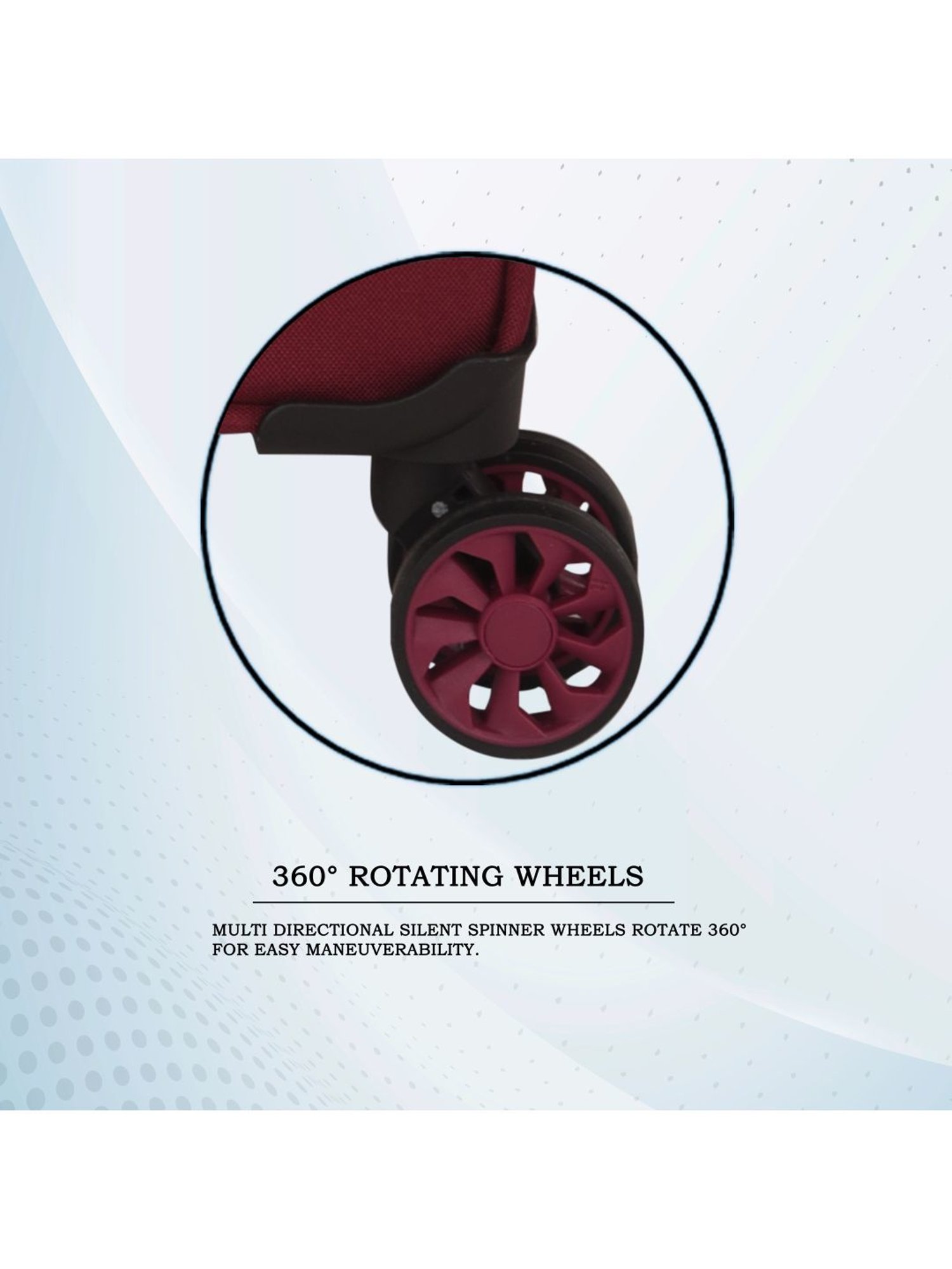 it luggage The Lite Red Medium -24 inches Expandable Soft Case Luggage Trolley with TSA Lock