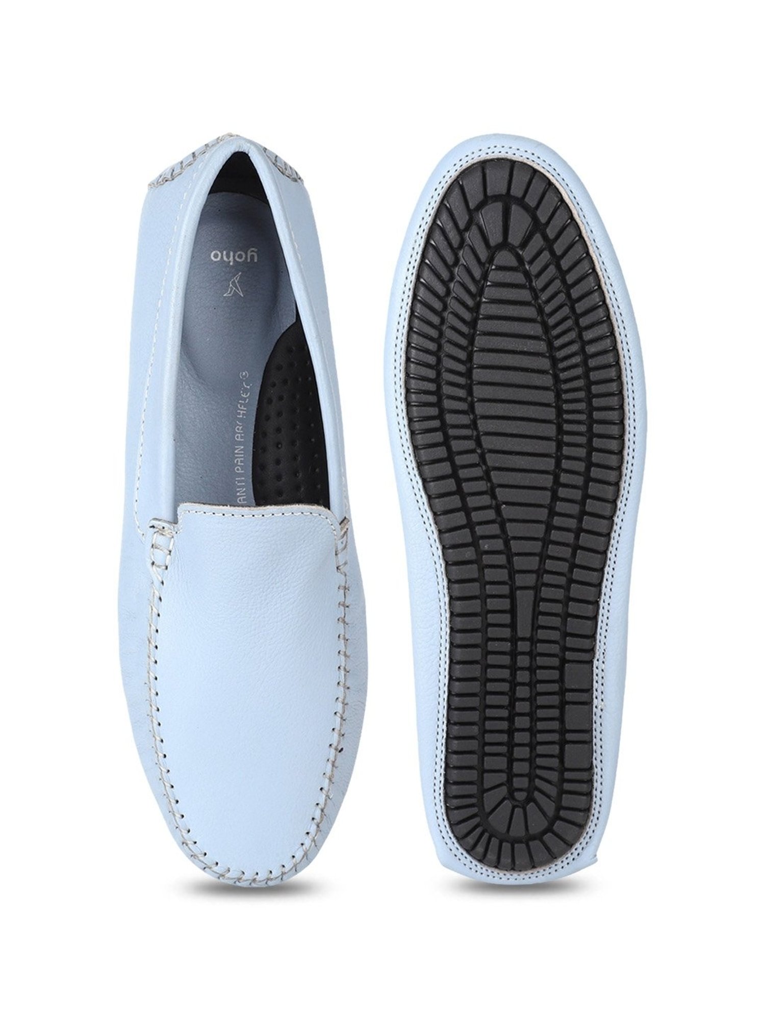 Yoho Men's Anti Pain Archflex Blue Loafers