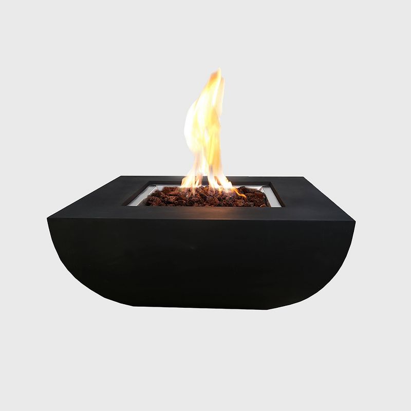 Aurora Outdoor Propane Fire Table - Black - Modeno