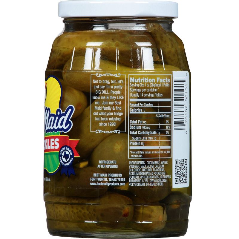 Best Maid Dill Pickles - 22oz