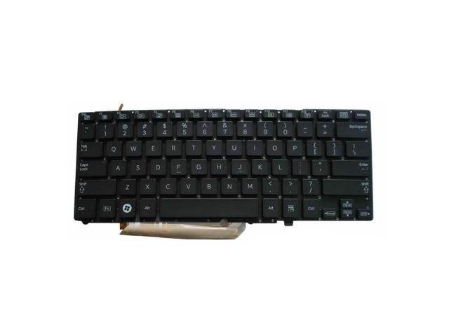 Black Laptop US Backlit Keyboard without Frame For Samsung NP900X3A 900X3A Series