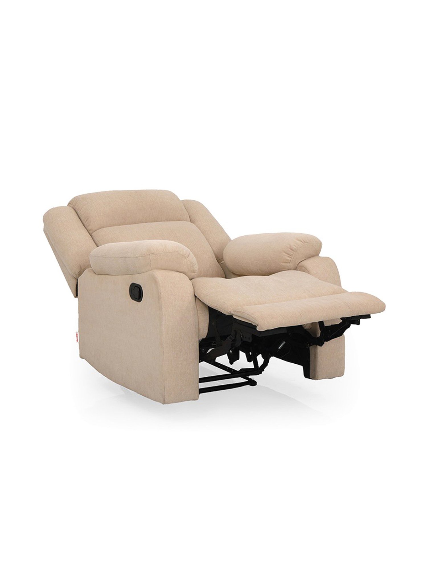 Duroflex Avalon Beige Pinewood Single Seater Recliner