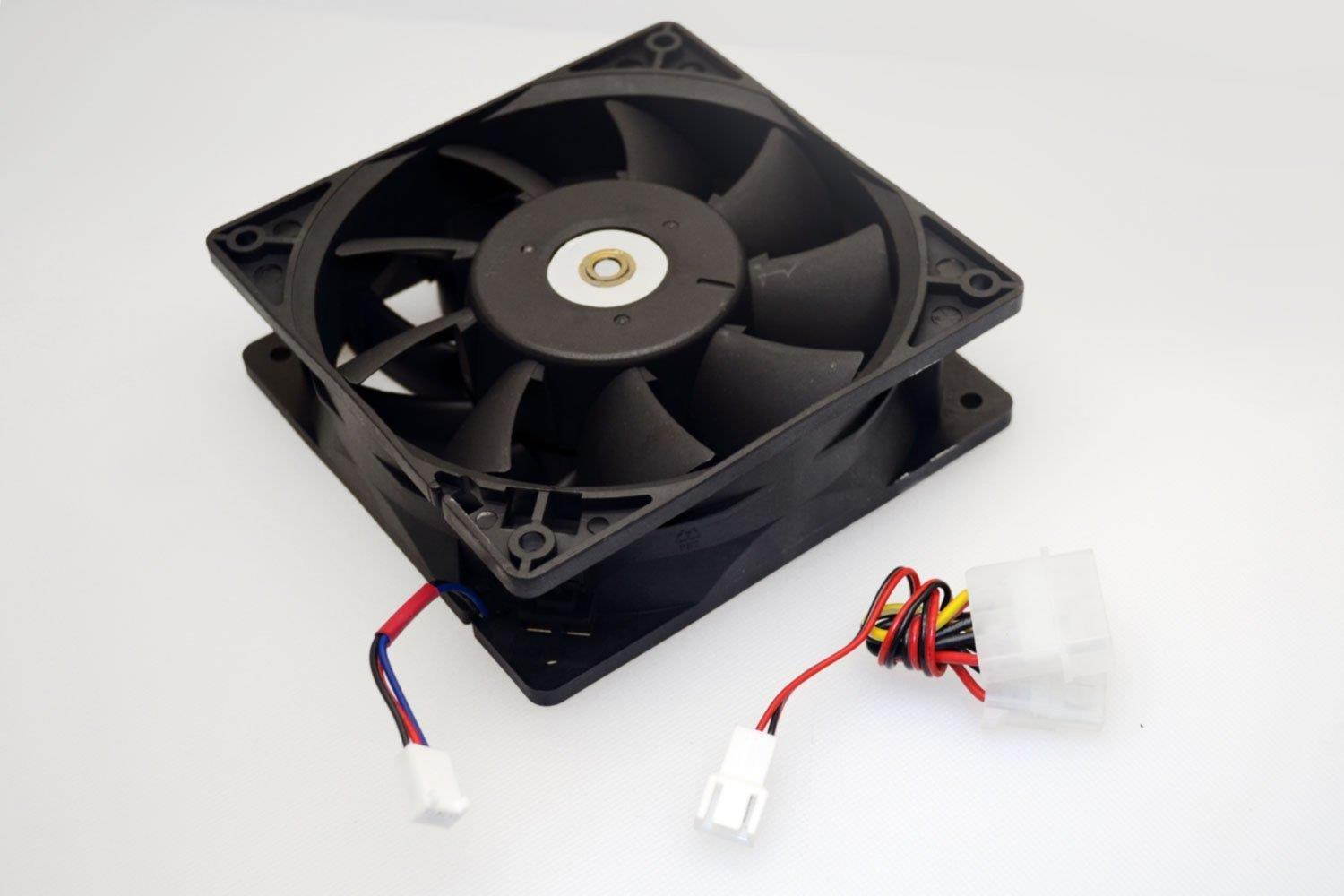 Computer Case Fan, 120mm x 120mm x 38mm 3 AMP, DC 12V, 3 pin Tach with 3 pin Fan Extension Cable, Ideal for Cooling System Down or Electronics. Ship from USA !!