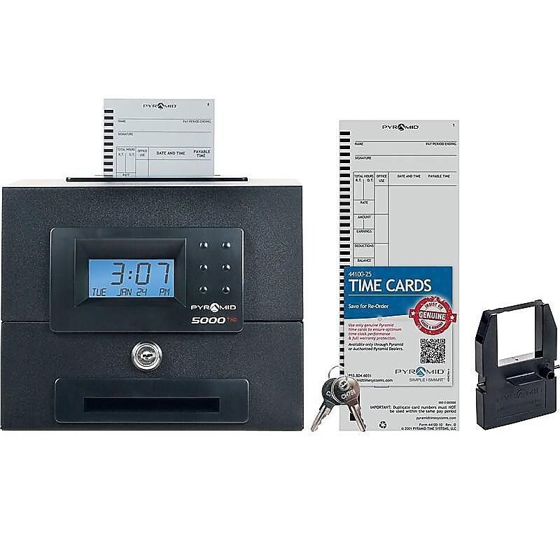 Square Industrial Table Clock - Stonebriar Collection