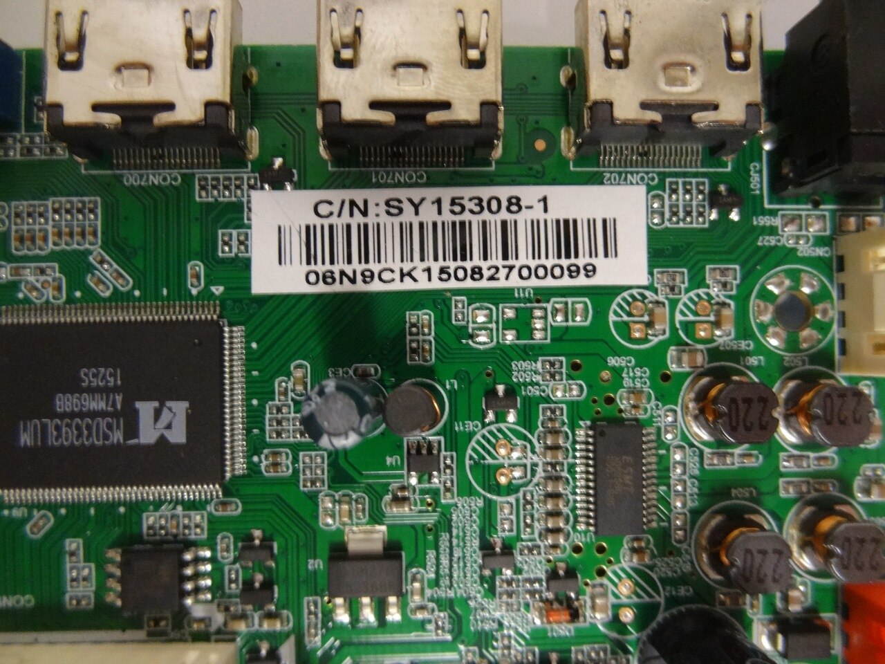 Seiki SE50FS Main Board (V500DK2-PS1, ST3393LU-A9H) SY15308-1