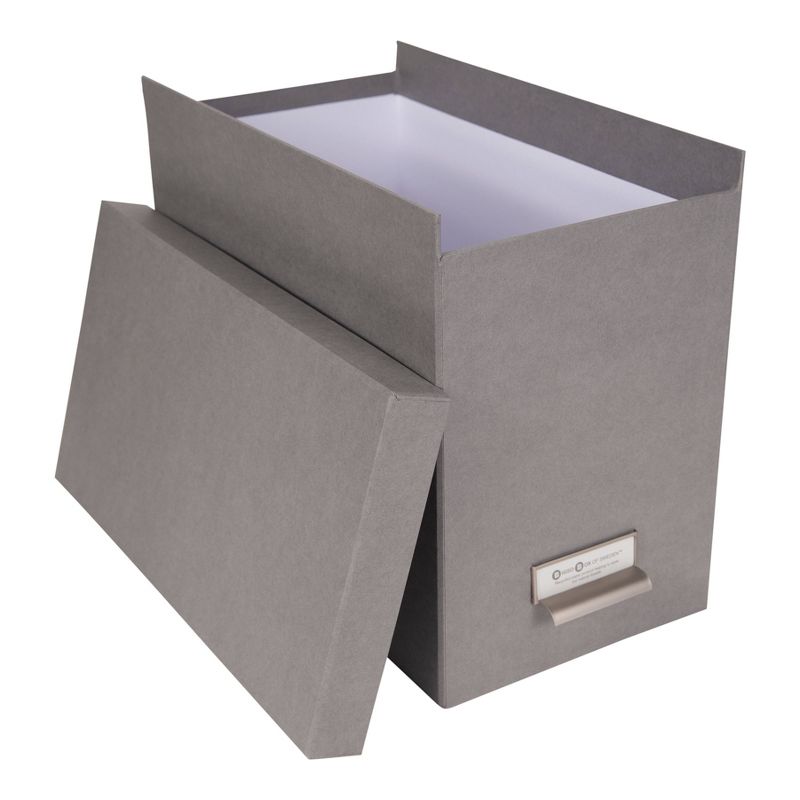 John File Box Gray - Bigso Box of Sweden