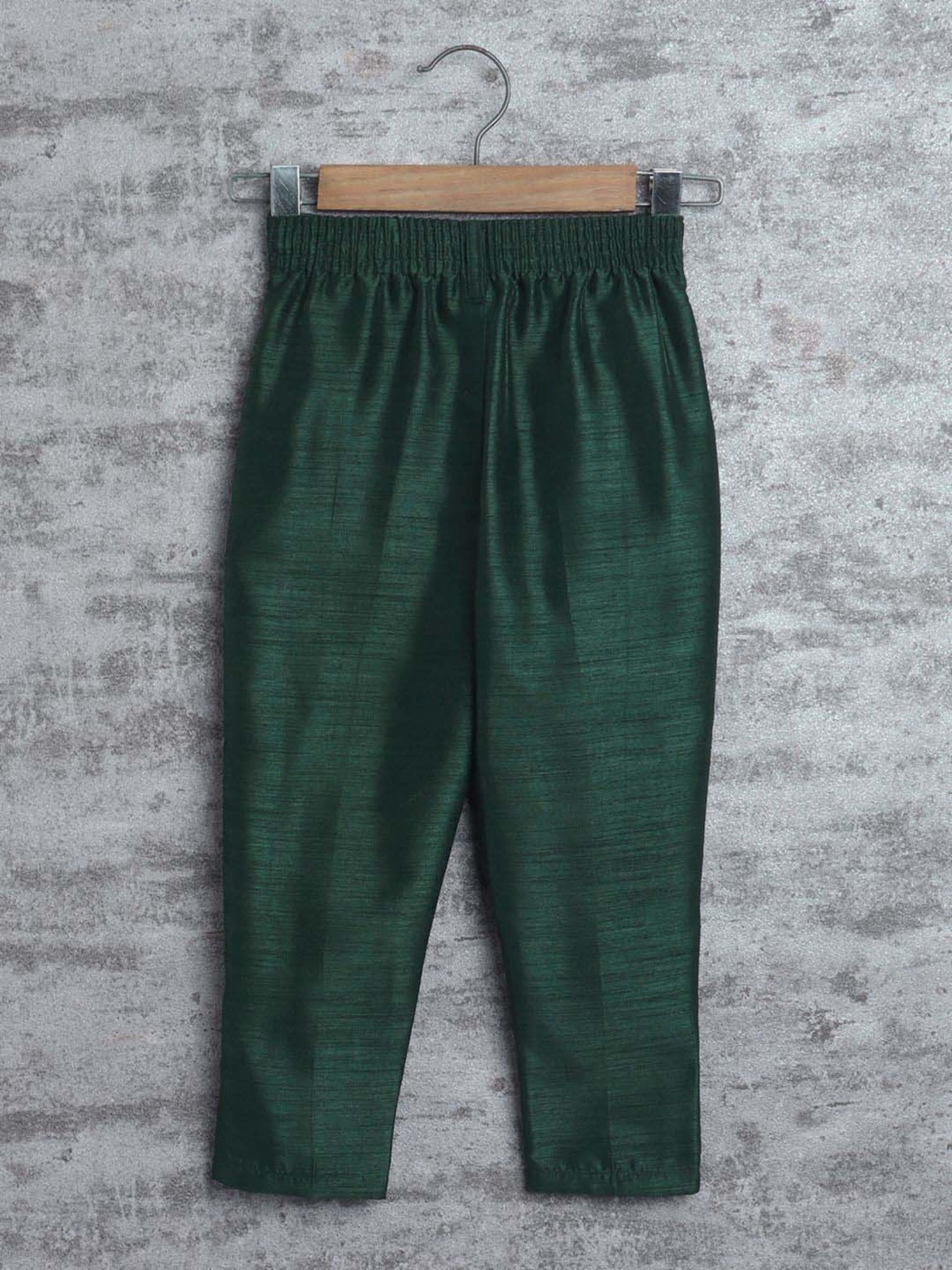 VASTRAMAY Boys Turquoise Floral Full Sleeves Indowestern