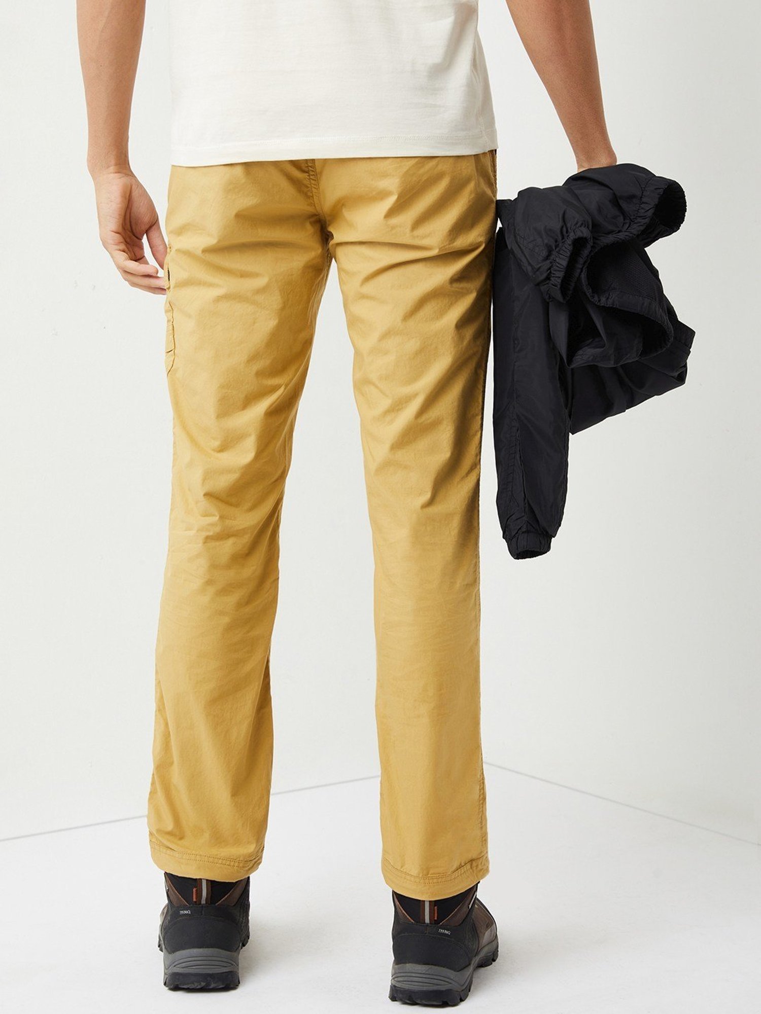 Wildcraft Khaki Cotton Regular Fit Trackpants