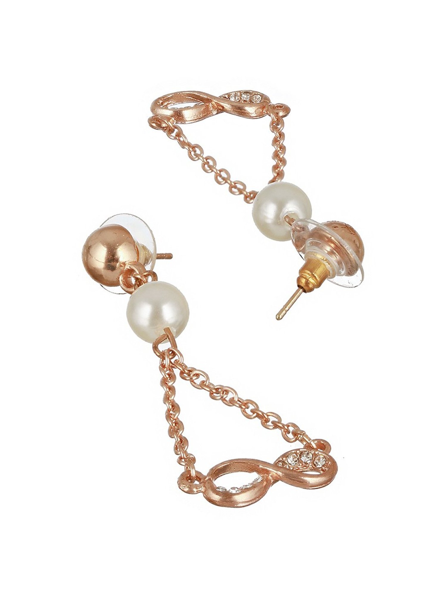 Aatmana Rose Gold Plated Classic Drop Earrings