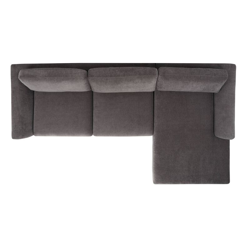 Nicholsen Modern Sofa Anthracite Gray - Safavieh