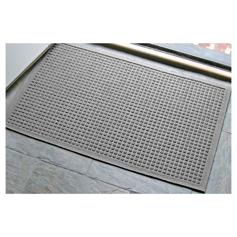 Medium Gray Solid Doormat - (2'X3') - Bungalow Flooring