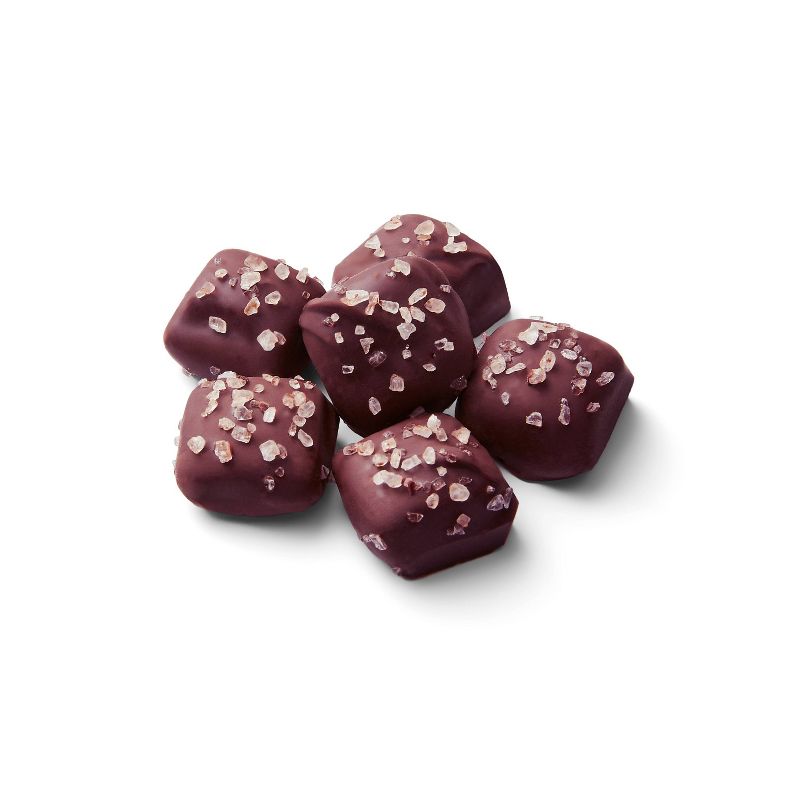 Holiday Dark Chocolate Sea Salt Caramel Bites - 3.75oz - Wondershop™