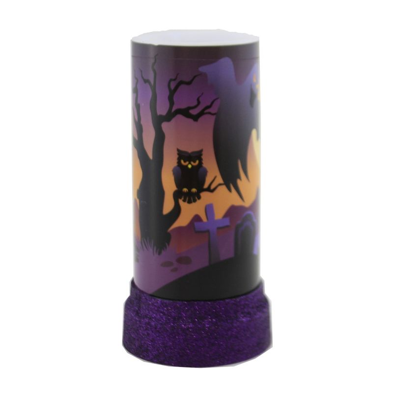 Halloween 6.75" Halloween Projecting Candle Images On Ceiling  -  Decorative Figurines
