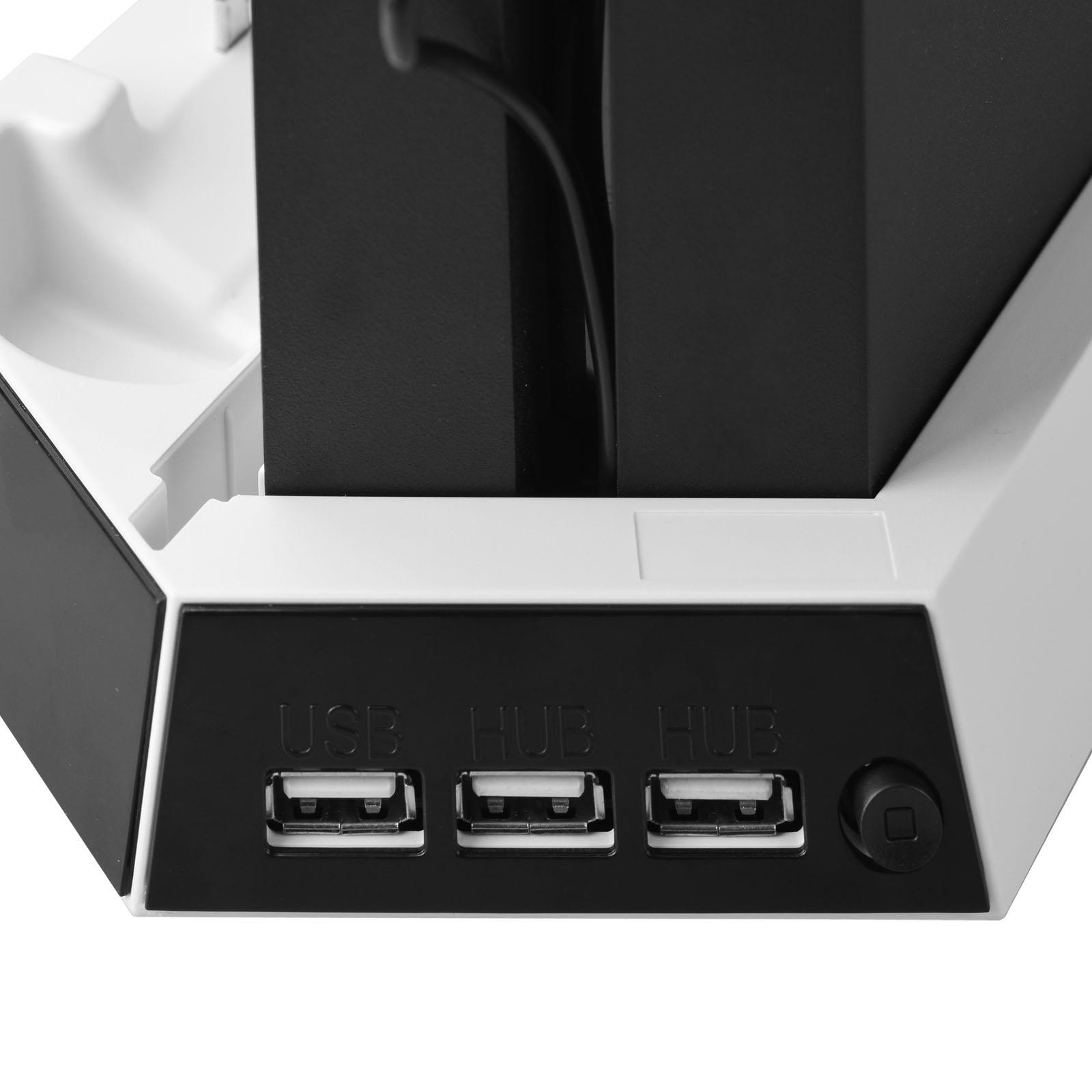 Vertical Charging Charger Stand Mount for Playstation 4 PS4 Dualshock 4 White