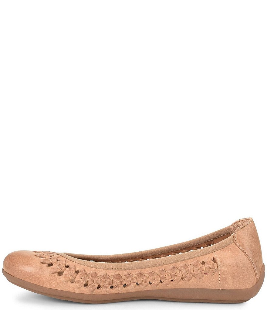 Comfortiva Marilu Woven Leather Slip-On Flats