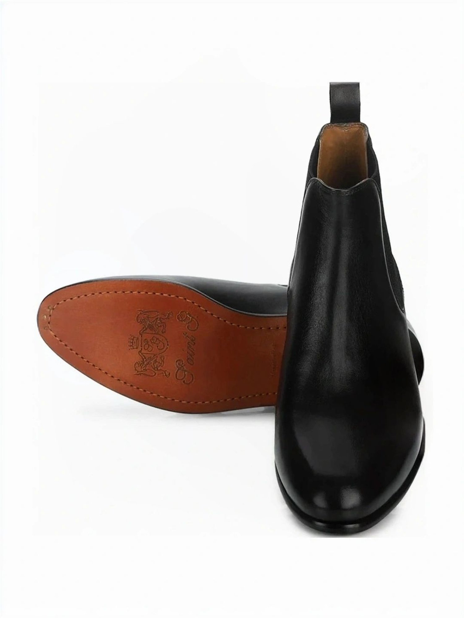 Saint G Men's Lorenzo Black Chelsea Boots