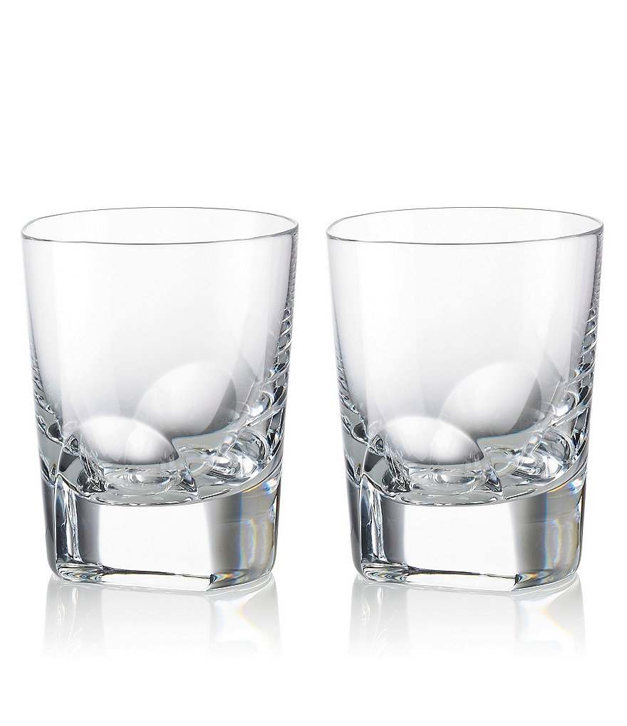 Rogaska Manhattan Double Old Fashioned Glasses, Set of 2